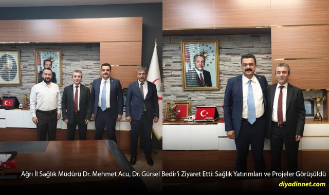 Mehmet Acu ile Gürsel Bedir Bir Araya Geldi: Sağlık Yatırımları ve Yeni Projeler Görüşüldü