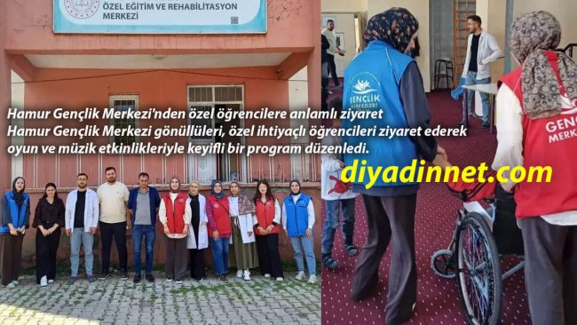 Özel Öğrencilerin Yüzü Güldü: Hamur Gençlik Merkezi'nden Anlamlı Ziyaret