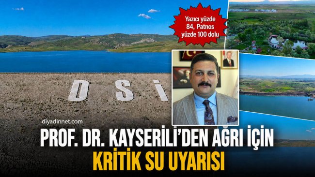 AİÇÜ Dekanı Prof. Dr. Alperen Kayserili'den Kritik Uyarı: Bu Yıl Su Var Ama Gelecek Yılın Garantisi Yok