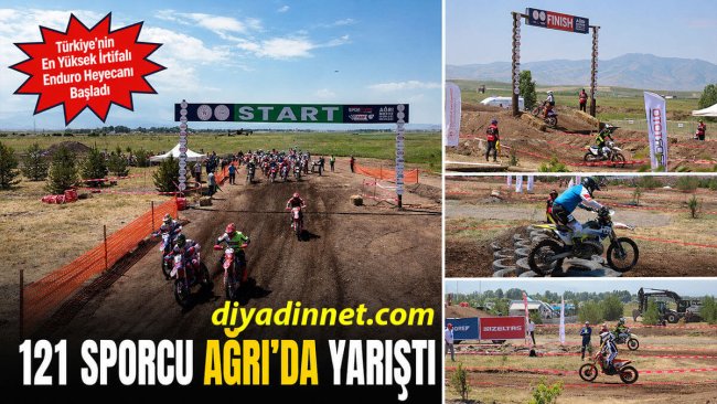 121 Sporcu Ağrı'da Yarıştı: Türkiye'nin En Yüksek İrtifalı Enduro Heyecanı Başladı