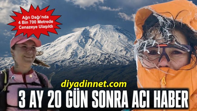 3 Ay 20 Gün Sonra Acı Haber: Ağrı Dağı'nda 4 Bin 700 Metrede Cenazeye Ulaşıldı