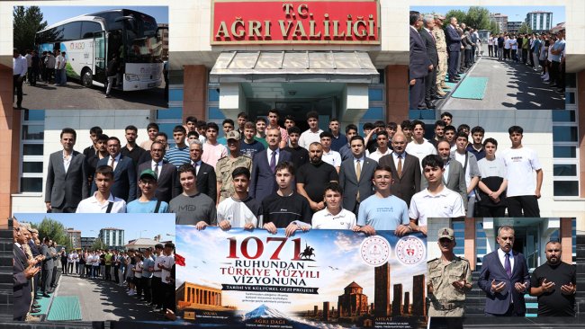 3 Şehir, 1071 Öğrenci: Ağrı'da Tarih ve Kültür Yolculuğu Başladı