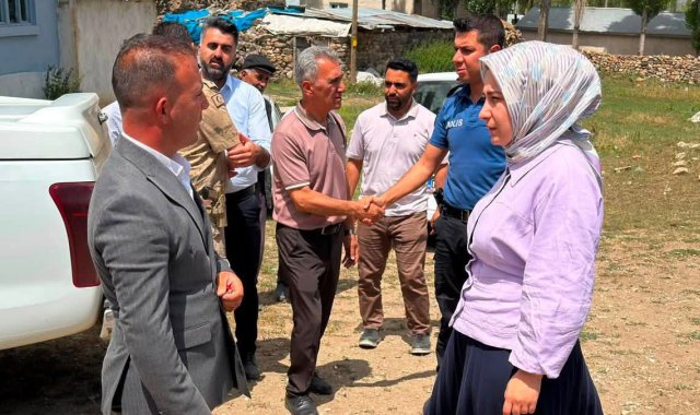 Taşlıçay Kaymakamı Kübra Baka Kılıç Tanrıverdi ve Yardımcılar Köylerini Ziyaret Etti