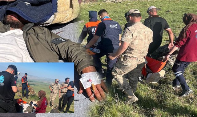 Tendürek Dağı'nda 7 Saatlik Kurtarma Operasyonu: Mahsur Kalan Hasta Kurtarıldı