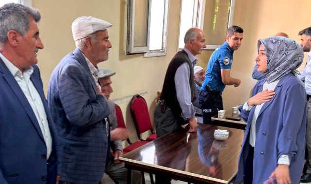 Taşlıçay Kaymakamı Kübra Baka Kılıç Yassıkaya Köyünde Bahattin Taşdemir'in Taziyesine Katıldı