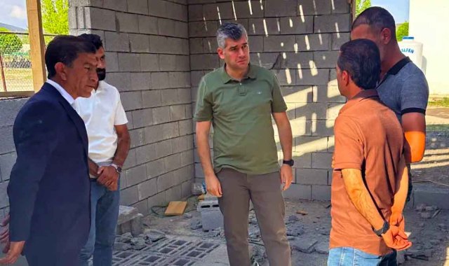 Ağrı Diyadin'de S.S. Kadın Girişimi Kooperatifi İnşaatını Kaymakam Furkan Korkusuz İnceledi