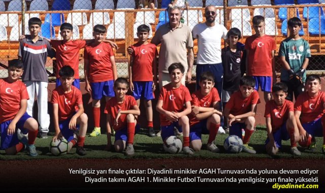 AGAH Futbol Turnuvası'nda Diyadin Rüzgârı: Minikler Yenilgisiz Yarı Finale Yükseldi