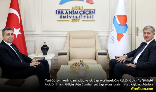 Yeni Görevin Ardından İadeiziyaret: Başsavcı Yusufoğlu Rektör Gülçin'le Görüştü