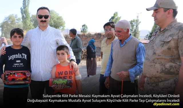 Kaymakam Ayvat'tan Suluçem Çıkarması: Yol Çalışmaları, Vatandaş Talepleri ve Çocuklara Sürpriz