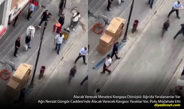 Ağrı'da Alacak Verecek Kavgası: Yaralılar Var, Camlar Kırıldı