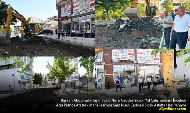 Sıcak Asfalt İçin Hazırlık Başladı: Patnos'ta Said Nursi Caddesi Yenileniyor