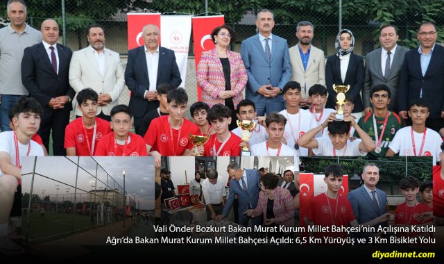 Ağrı'da 6,5 Kilometrelik Yeni Yaşam Alanı Açıldı: Bakan Murat Kurum Millet Bahçesi Hizmete Girdi