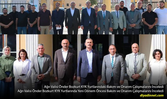 Ağrı'da KYK Yurtları Yeni Döneme Hazırlanıyor: Vali Önder Bozkurt Çalışmaları İnceledi