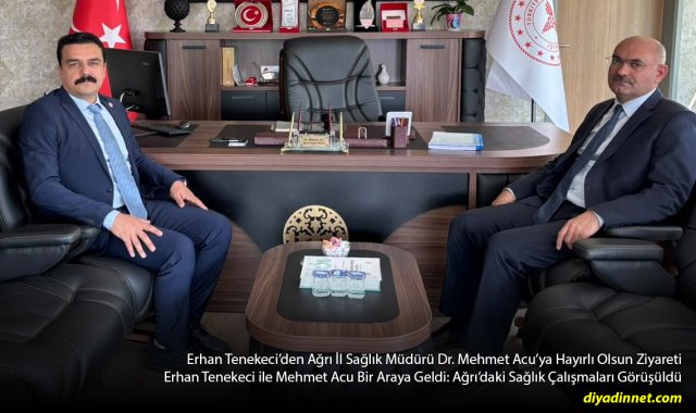 Erhan Tenekeci'den Dr. Mehmet Acu'ya Hayırlı Olsun Ziyareti