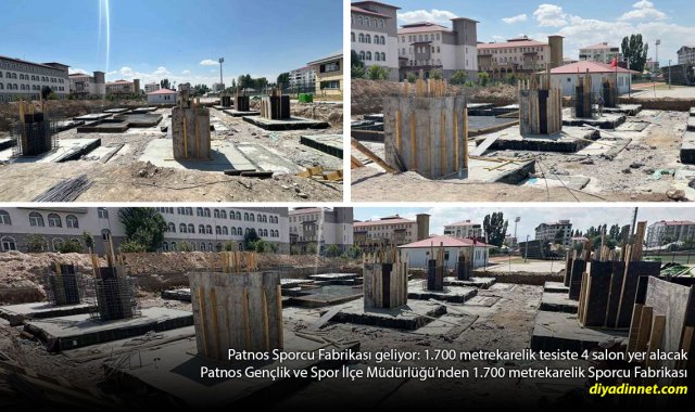 150 Günde Tamamlanacak: Patnos'a 1.700 Metrekarelik Dev Sporcu Fabrikası