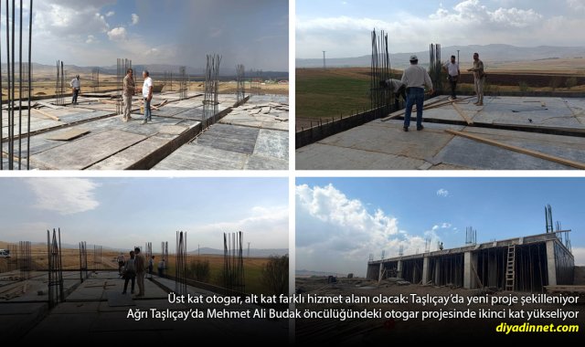 Taşlıçay'da Otogar Projesinde 2. Kat Yükseliyor: Alt Kat İçin Düğün Salonu veya Tekstil Atölyesi Planı