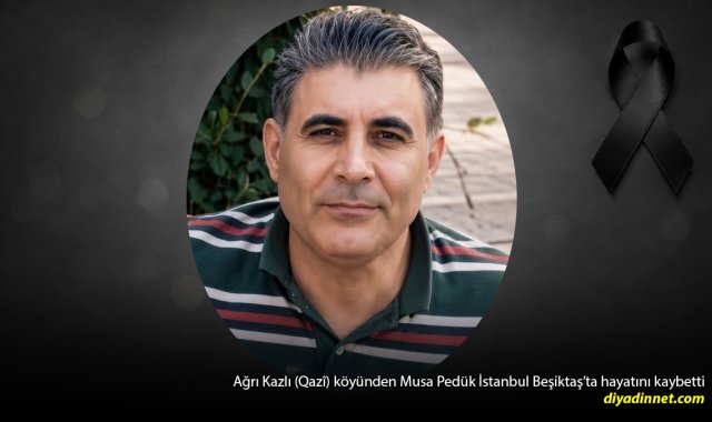 Ağrı Kazlı Köyünden Musa Pedük İstanbul'da Hayatını Kaybetti