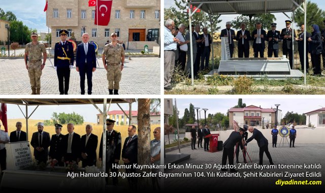 Hamur'da Zaferin 104. Yılı Coşkuyla Kutlandı, Şehitler Dualarla Anıldı