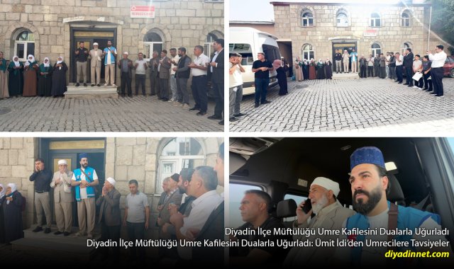 Diyadin'de Umre Yolculuğu Başladı: Kafile Dualarla Kutsal Topraklara Uğurlandı