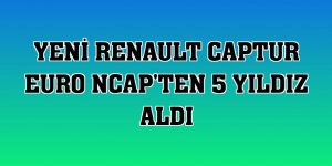 Yeni Renault Captur Euro NCAP'ten 5 yıldız aldı