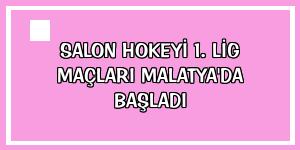Salon Hokeyi 1. Lig maçları Malatya'da başladı