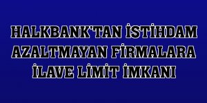 Halkbank'tan istihdam azaltmayan firmalara ilave limit imkanı