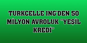 Turkcell'e ING'den 50 milyon avroluk 'Yeşil Kredi'