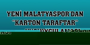 Yeni Malatyaspor'dan 'karton taraftar' uygulaması