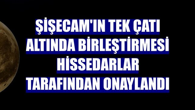 Şişecam'ın tek çatı altında birleştirmesi hissedarlar tarafından onaylandı