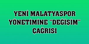 Yeni Malatyaspor yönetimine 'değişim' çağrısı