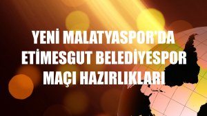 Yeni Malatyaspor'da Etimesgut Belediyespor maçı hazırlıkları