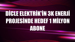 Dicle Elektrik'in 3K enerji projesinde hedef 1 milyon abone