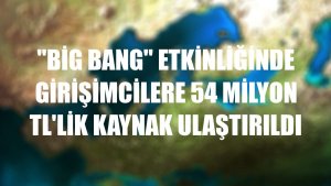'Big Bang' etkinliğinde girişimcilere 54 milyon TL'lik kaynak ulaştırıldı