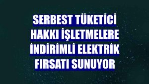 Serbest tüketici hakkı işletmelere indirimli elektrik fırsatı sunuyor
