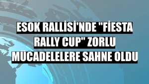 ESOK Rallisi'nde 'Fiesta Rally Cup' zorlu mücadelelere sahne oldu