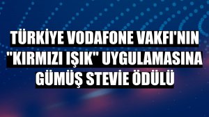 Türkiye Vodafone Vakfı'nın 'Kırmızı Işık' uygulamasına Gümüş Stevie ödülü