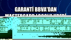 Garanti BBVA'dan Mastercard logolu kredi kartlarını 'BonusFlaş' üzerinden kontrol imkanı