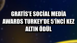 Gratis'e Social Media Awards Turkey'de 5'inci kez altın ödül