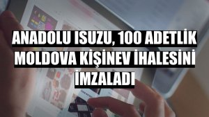 Anadolu Isuzu, 100 adetlik Moldova Kişinev ihalesini imzaladı