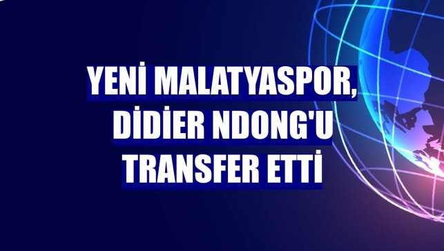 Yeni Malatyaspor, Didier Ndong'u transfer etti