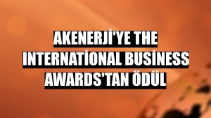 Akenerji'ye The International Business Awards'tan ödül