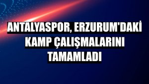 Antalyaspor, Erzurum'daki kamp çalışmalarını tamamladı