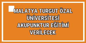 Malatya Turgut Özal Üniversitesi akupunktur eğitimi verilecek