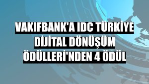VakıfBank'a IDC Türkiye Dijital Dönüşüm Ödülleri'nden 4 ödül