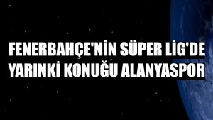 Fenerbahçe'nin Süper Lig'de yarınki konuğu Alanyaspor