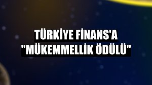 Türkiye Finans'a 'mükemmellik ödülü'