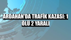 Ardahan'da trafik kazası: 1 ölü 2 yaralı