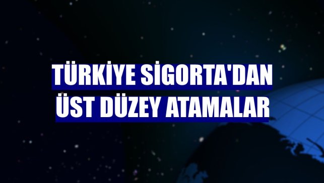 Türkiye Sigorta'dan üst düzey atamalar