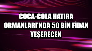 Coca-Cola Hatıra Ormanları'nda 50 bin fidan yeşerecek