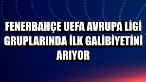 Fenerbahçe UEFA Avrupa Ligi gruplarında ilk galibiyetini arıyor